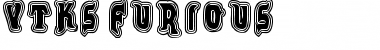 Download VTKS FURIOUS Regular Font Title Preview