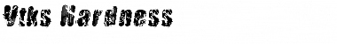 Download Vtks Hardness Regular Font Title Preview