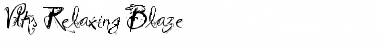 Download Vtks Relaxing Blaze Regular Font Title Preview