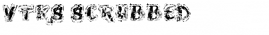 Download VTKS SCRUBBED Regular Font Title Preview