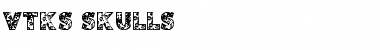 Download VTKS SKULLS Regular Font Title Preview