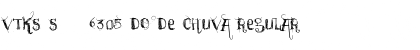Download vtks sᢡdo de chuva Regular Font Title Preview