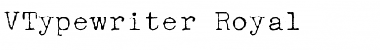 Download VTypewriter Regular Font Title Preview