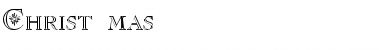 Download Christ_mas Normal Font Title Preview