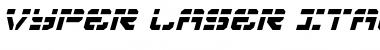 Download Vyper Laser Italic Italic Font Title Preview