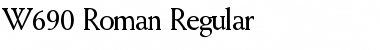 Download W690-Roman Regular Font