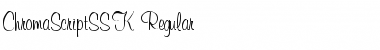 Download ChromaScriptSSK Regular Font Title Preview