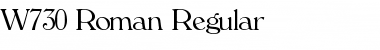 Download W730-Roman Regular Font