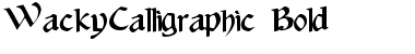 Download WackyCalligraphic Bold Font