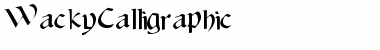 Download WackyCalligraphic Regular Font