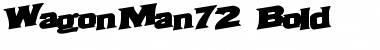 Download WagonMan72 Bold Font