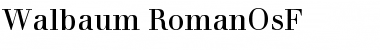 Download Walbaum RomanOsF Font Title Preview