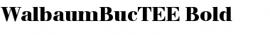 Download WalbaumBucTEE Bold Font Title Preview
