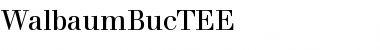 Download WalbaumBucTEE Regular Font Title Preview