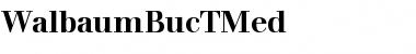 Download WalbaumBucTMed Regular Font Title Preview