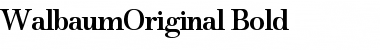 Download WalbaumOriginal Bold Font Title Preview