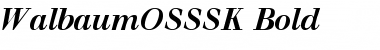 Download WalbaumOSSSK Bold Font Title Preview