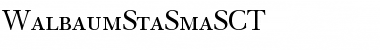 Download WalbaumStaSmaSCT Regular Font Title Preview