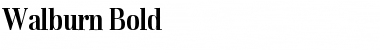 Download Walburn Bold Font Title Preview