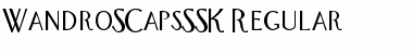 Download WandroSCapsSSK Regular Font