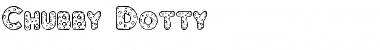 Download Chubby Dotty Regular Font Title Preview