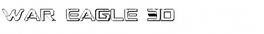Download War Eagle 3D Regular Font Title Preview
