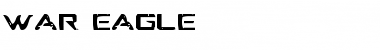 Download War Eagle Regular Font Title Preview