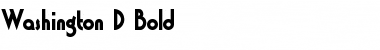 Download Washington D Bold Font Title Preview