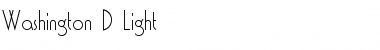 Download Washington D Light Font Title Preview