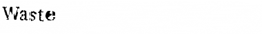 Download Waste Regular Font Title Preview