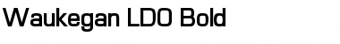 Download Waukegan LDO Bold Font Title Preview