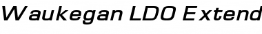 Download Waukegan LDO Bold Oblique Font