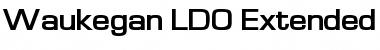 Download Waukegan LDO Bold Font Title Preview
