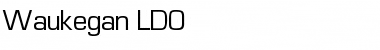 Download Waukegan LDO Regular Font Title Preview
