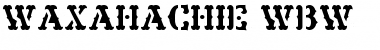 Download Waxahachie WBW Regular Font Title Preview