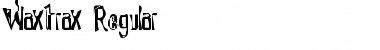 Download Waxtrax Regular Font Title Preview