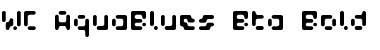 Download WC_AquaBlues_Bta Bold Font Title Preview