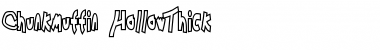 Download Chunkmuffin HollowThick Regular Font Title Preview