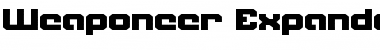 Download Weaponeer Expanded Expanded Font Title Preview