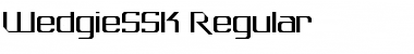 Download WedgieSSK Regular Font Title Preview