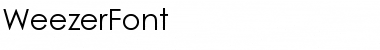 Download WeezerFont Regular Font Title Preview