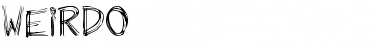 Download Weirdo Normal Font Title Preview