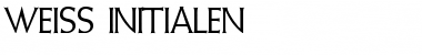 Download Weiss Initialen Regular Font Title Preview