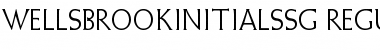 Download WellsbrookInitialsSG Regular Font Title Preview