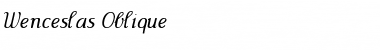 Download Wenceslas Medium Italic Font Title Preview