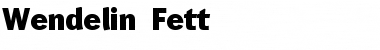 Download Wendelin Regular Font Title Preview