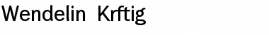 Download Wendelin Regular Font Title Preview