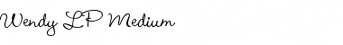 Download Wendy LP Regular Font Title Preview