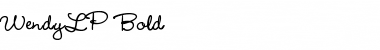 Download WendyLP Bold Font Title Preview
