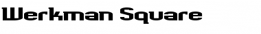 Download Werkman Medium Font Title Preview